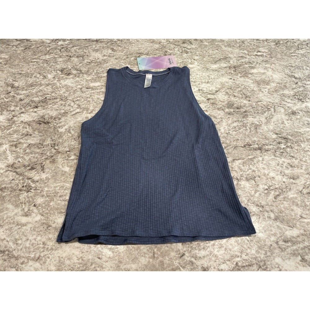 Ivivva By Lululemon Luminous Muscle Tank Top Rib Blue Sz 14 NWT